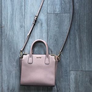Blush pink Calvin Klein mini bag